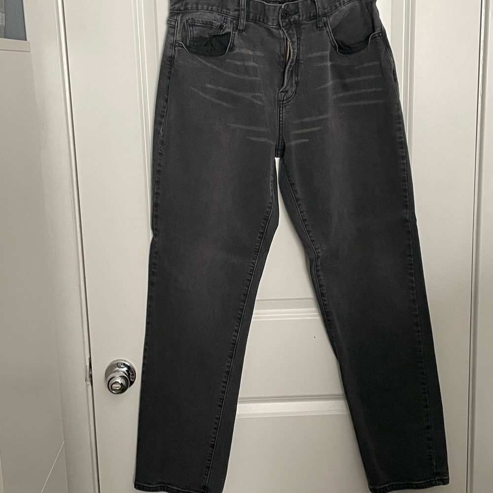Men’s preloved Lucky Brand jeans faded black 34 x 32